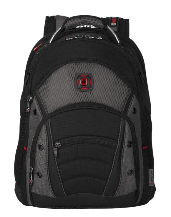 WENGER Laptop-Rucksack 16'' mit Tablet-Fach 26 L Schwarz Grau Rot