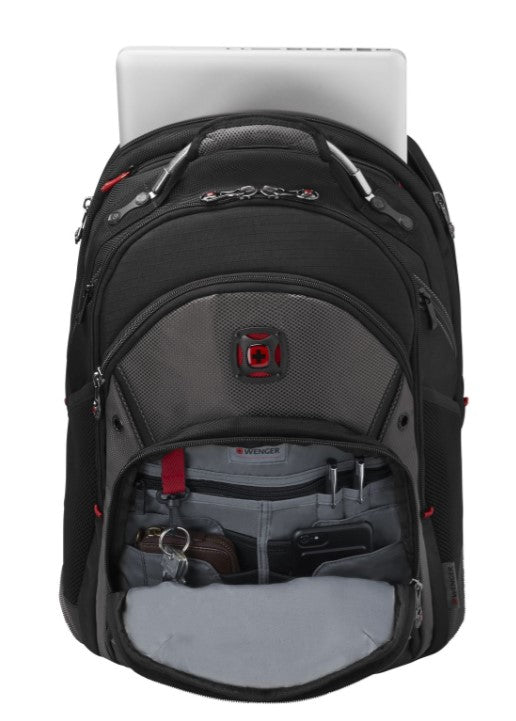WENGER Laptop-Rucksack 16'' mit Tablet-Fach 26 L Schwarz Grau Rot