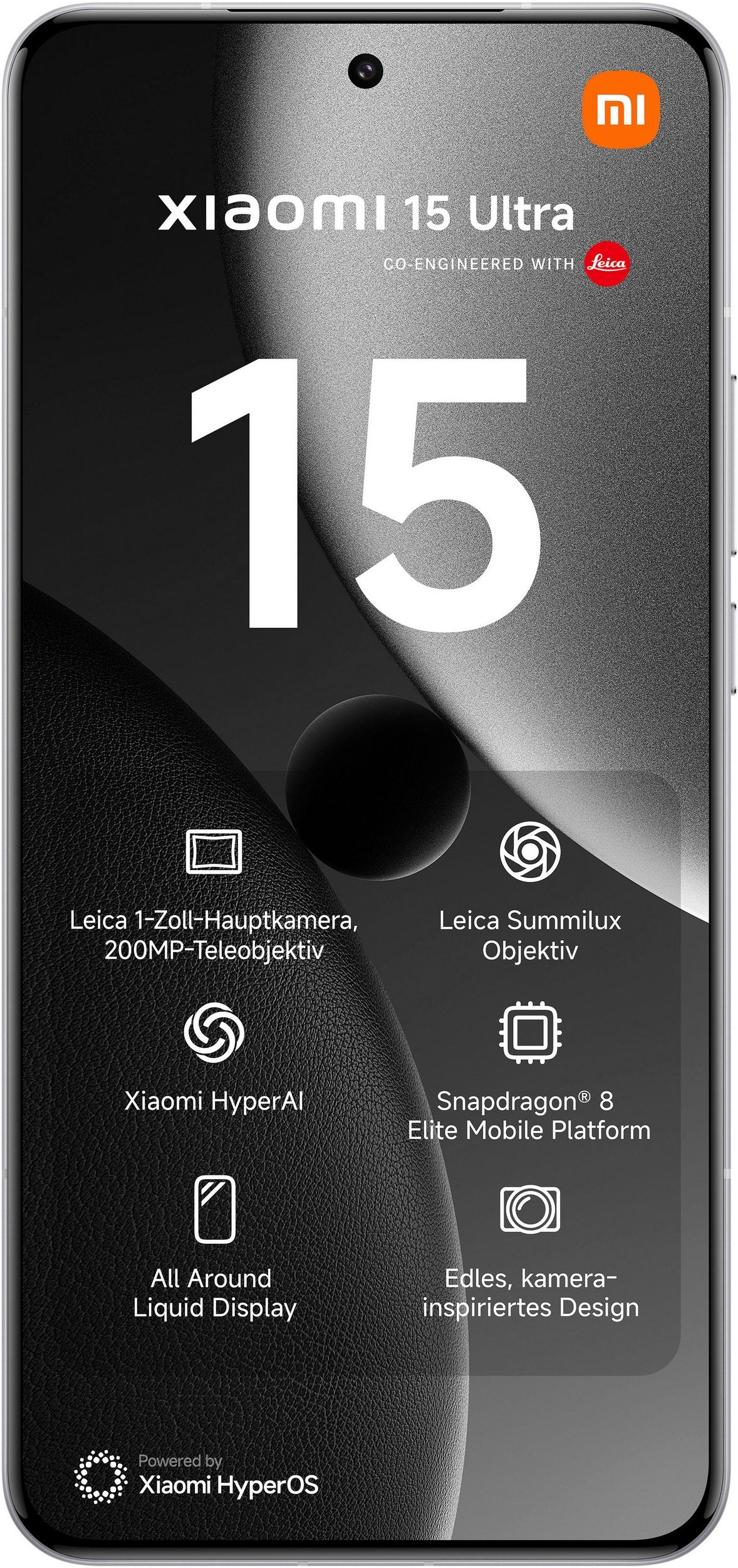 XIAOMI Smartphone 15 Ultra 6,73Zoll 5G Dual SIM 512GB 50 MP silber