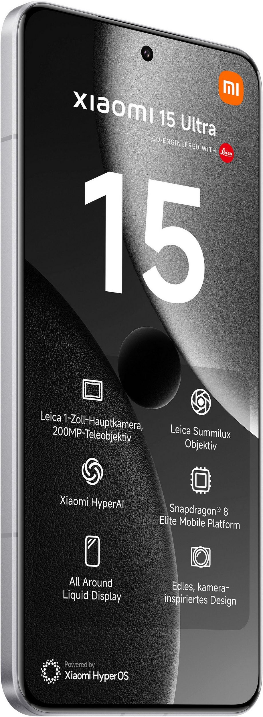 XIAOMI Smartphone 15 Ultra 6,73Zoll 5G Dual SIM 512GB 50 MP silber