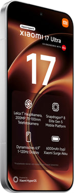 XIAOMI 17 Ultra 6,9Zoll Smartphone 512GB 16GB RAM 50MP Kamera Weiß
