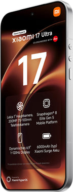 XIAOMI 17 Ultra 6,9Zoll Smartphone 512GB 16GB RAM 50MP Kamera Weiß