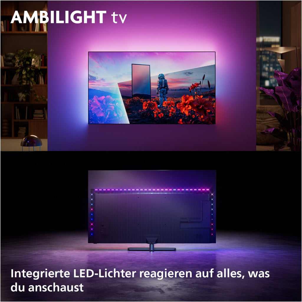 PHILIPS OLED Ambilight Fernsher 65" 4K UHD Smart TV 65OLED811/12 bis 120 Hz