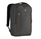 WENGER Laptop Rucksack CityUpgrade 16 Zoll Notebook Tasche + Umhängetasche Grau