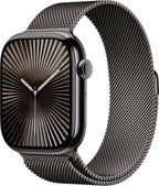 Apple Watch Series 10 GPS + Cellular, 42 mm Titan Schiefer, Milanaise
