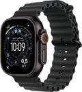 Apple Watch Ultra 3 GPS + Cellular, 49 mm Titan, Ocean Armband Schwarz