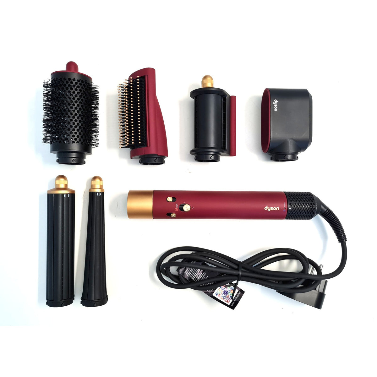 DYSON Multihaarstyler Airwrap i.d. 1300W Warmluftbürste Samtrot/Gold