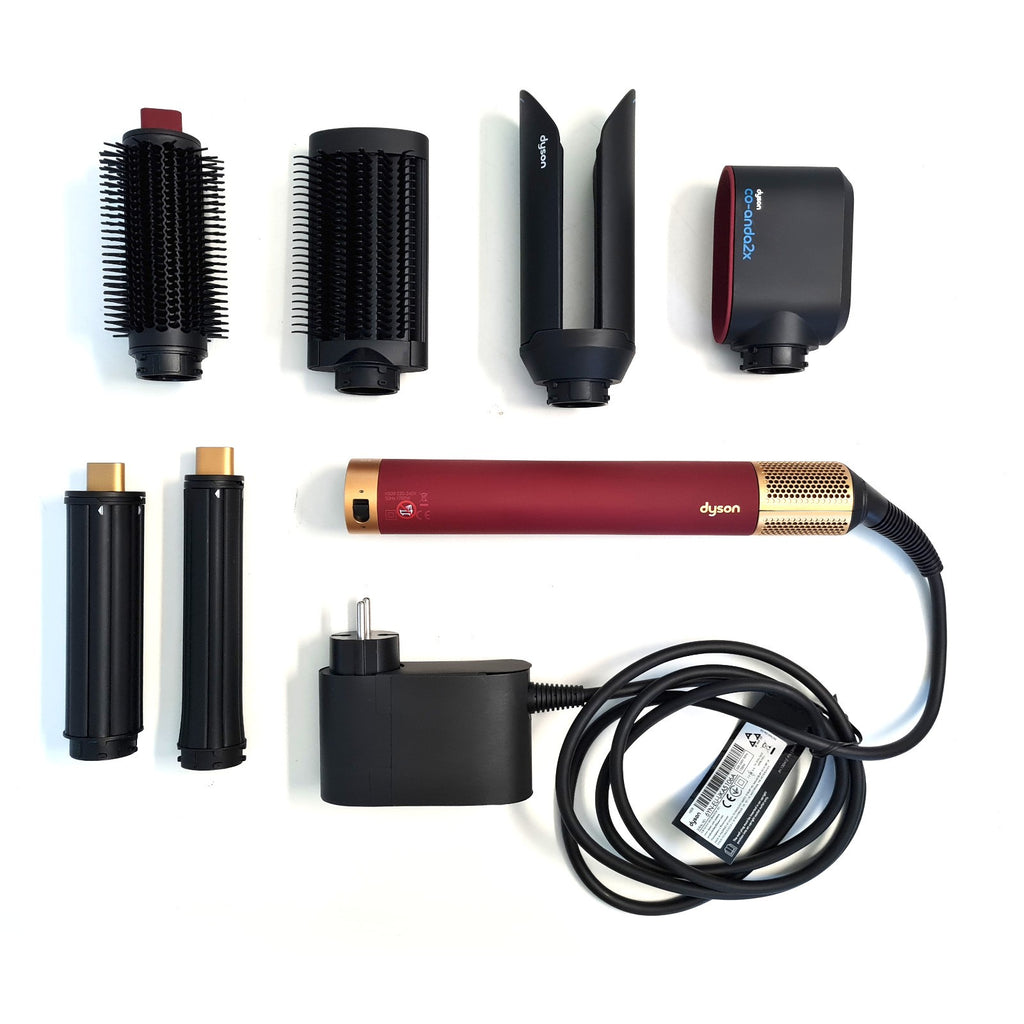 DYSON Multihaarstyler Airwrap Co-anda2x Straight + Wavy Samtrot/Gold