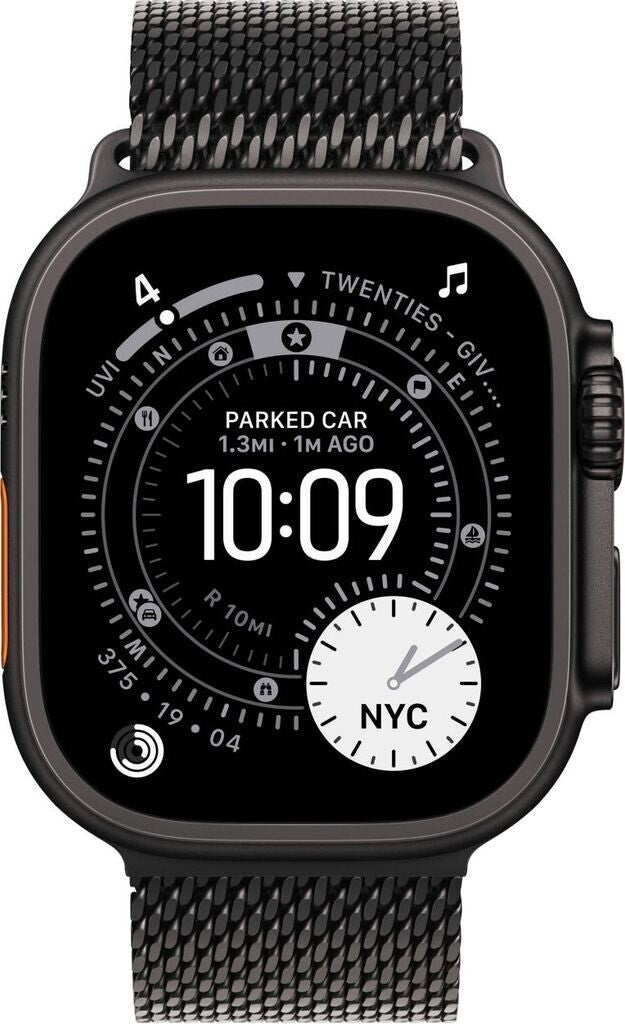 Apple Watch Ultra 3 GPS + Cellular, 49 mm Titan, Milanaise (M) (MF1Q4QF/A)
