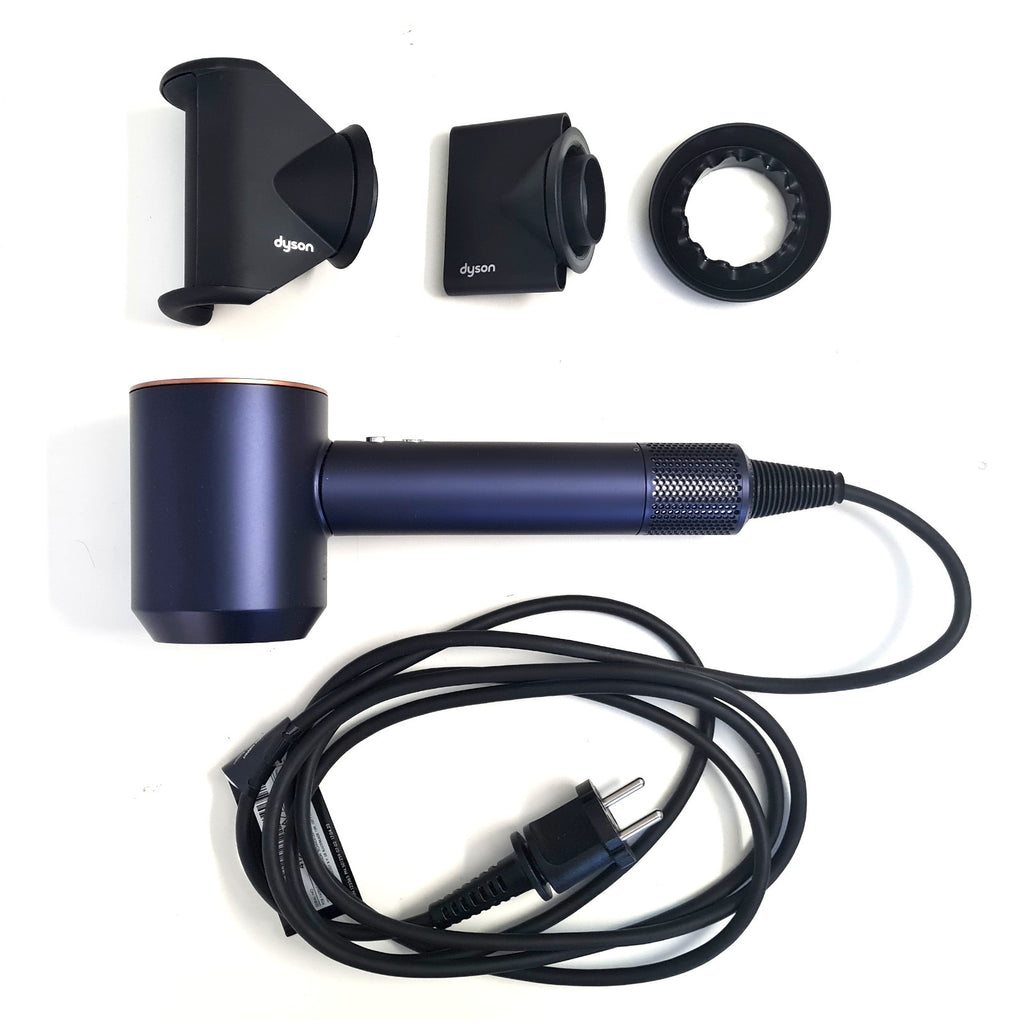 DYSON Haartrockner Supersonic Straight+Wavy 3 Aufsätze Nachtblau/Kupfer