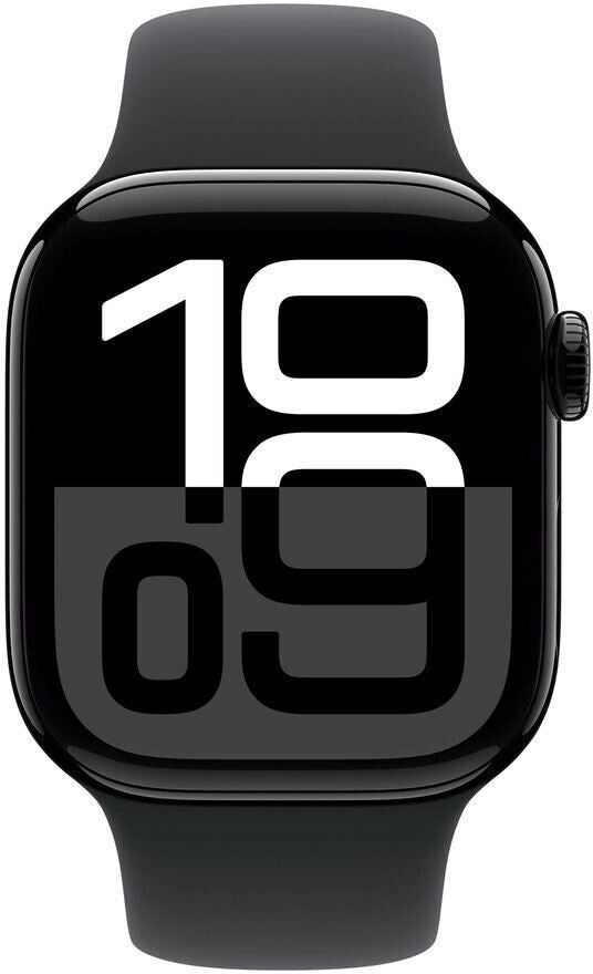 APPLE Watch S10 GPS 42 mm Alugehäuse Sportband M/L Schwarz MWWF3QF/A