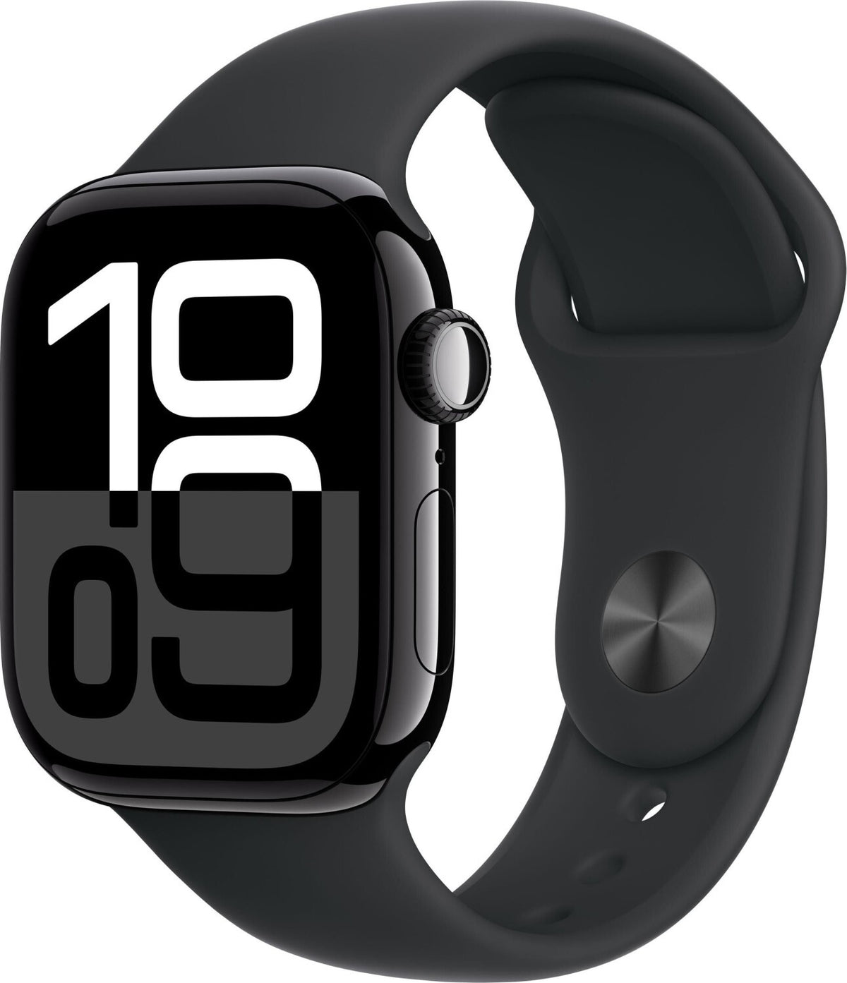APPLE Watch S10 GPS 42 mm Alugehäuse Sportband M/L Schwarz MWWF3QF/A