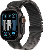 Apple Watch Ultra 2 (2024), 49 mm Titan Schwarz, Milanaise (MX5V3FD/A)