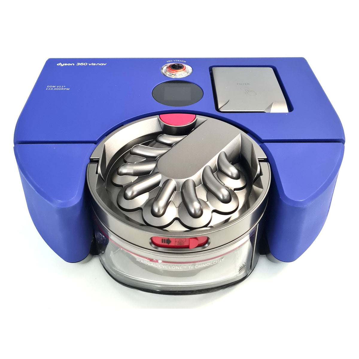 DYSON 360 Vis Nav Saugroboter 360° Kamera HEPA-Filter 0,57 l blau