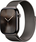 APPLE Watch S10 GPS+Cell 46 mm Titan Milanaisearmband schiefer MC7R4QF/A