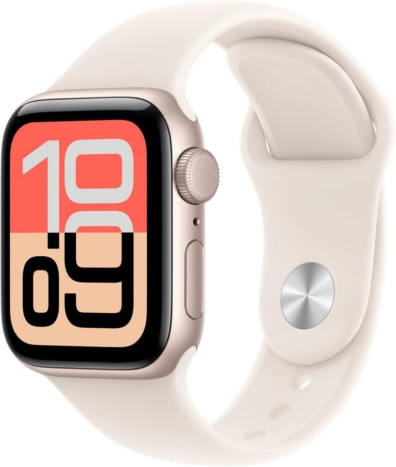 APPLE Watch SE 3 GPS 40 mm Aluminium Sportband Polarstern MEH34ZR/A
