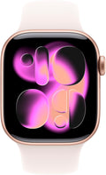 Apple Watch Series 11 GPS, 46 mm Aluminium, Sportarmband Blassrosa (M/L)
