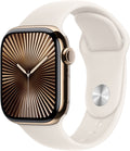 Apple Watch Series 10 GPS + Cellular, 42 mm Titan, Sportarmband Beige (S/M)