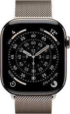 Apple Watch Series 11 GPS + Cellular, 42 mm Titan Natur, Milanaise