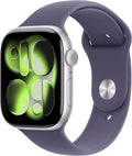Apple Watch Series 11 GPS + Cellular, 46 mm Aluminium, Sportarmband Lila (M/L)