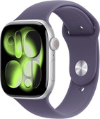 Apple Watch Series 11 GPS + Cellular, 46 mm Aluminium, Sportarmband Lila (M/L)