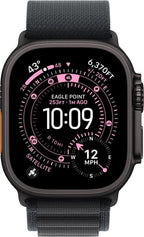 Apple Watch Ultra 3 GPS + Cellular, 49 mm Titan, Alpine Loop Schwarz (M)