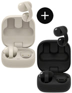 Sony LinkBuds Clip WF-LC900 Open-Ear, 2er-Set Schwarz + Beige