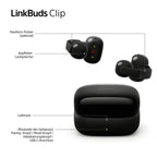 Sony LinkBuds Clip WF-LC900 Open-Ear, 2er-Set Schwarz + Beige