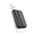 XQISIT MagSafe-kompatible Powerbank 5.000 mAh, Schwarz