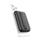 XQISIT MagSafe-kompatible Powerbank 5.000 mAh, Schwarz